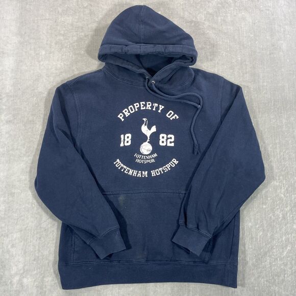 Tottenham Hotspur Men's Small Navy Futbol Soccer Pullover Sweatshirt Hoodie - Picture 1 of 7